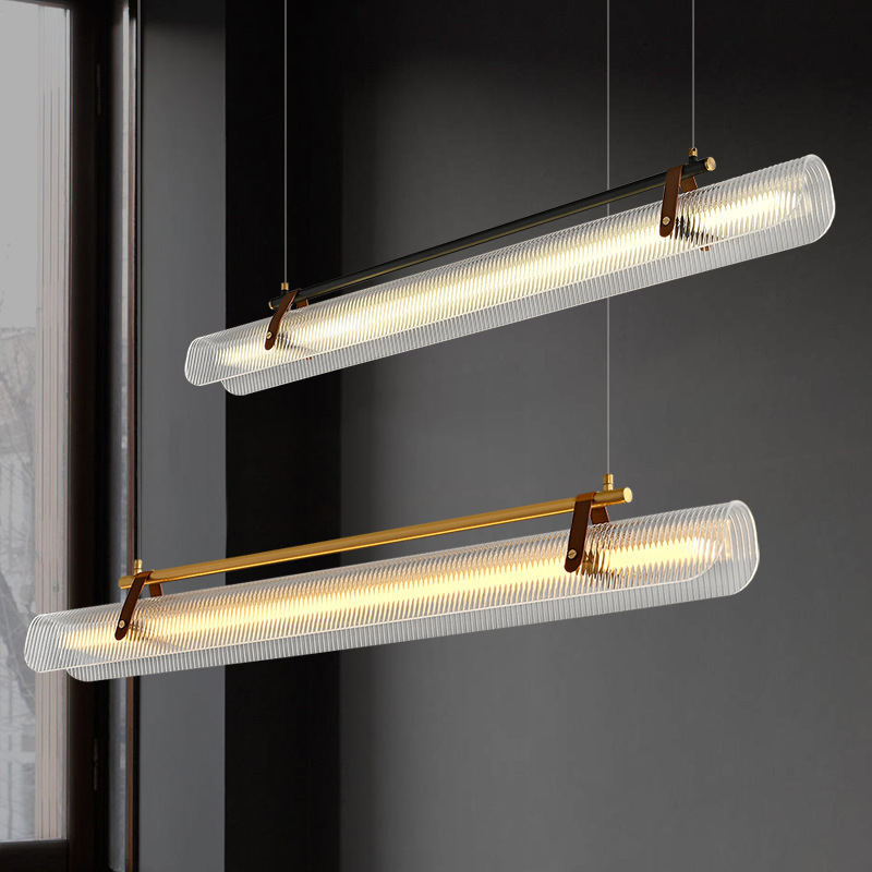 Leatherwork Desk - Lampu Gantung Restoran Desainer Modern Sederhana