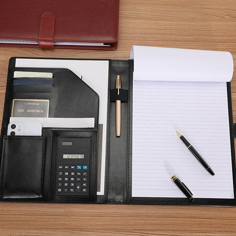 Leather Work Folder - Folder Portofolio Eksekutif Kulit A4 untuk