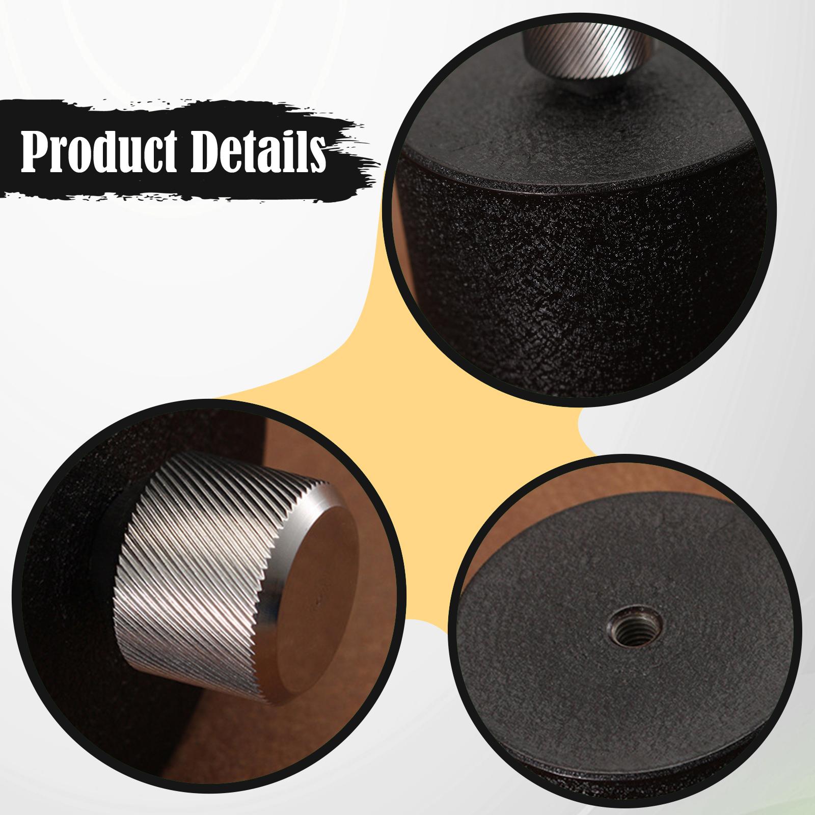Leatherwork Hand Press - Alat Kerja Kulit Ergonomis 3,35 inci,