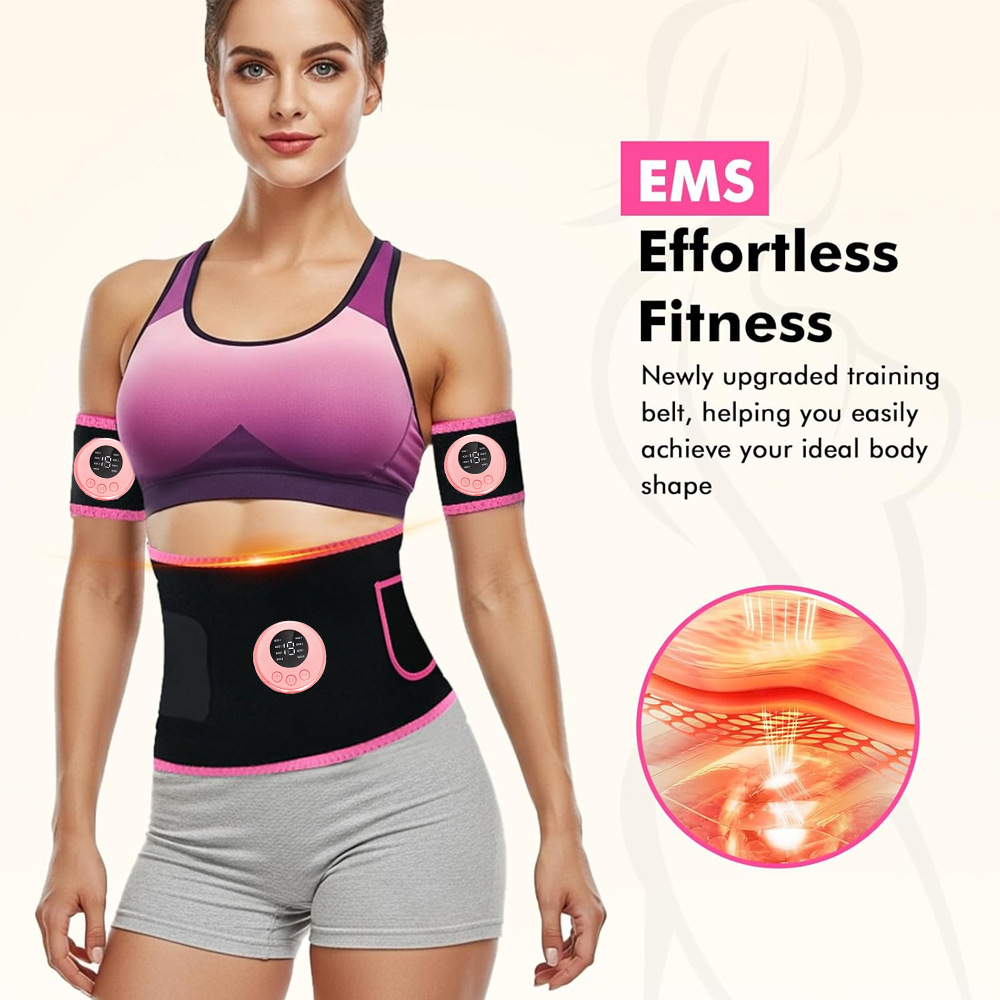 Leather Workout Belt - Stimulator Otot EMS - Sabuk Pelatih