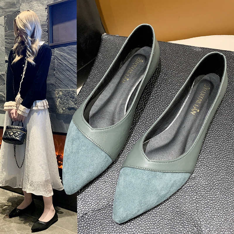 Leather Working - Sepatu kulit hitam polos untuk wanita