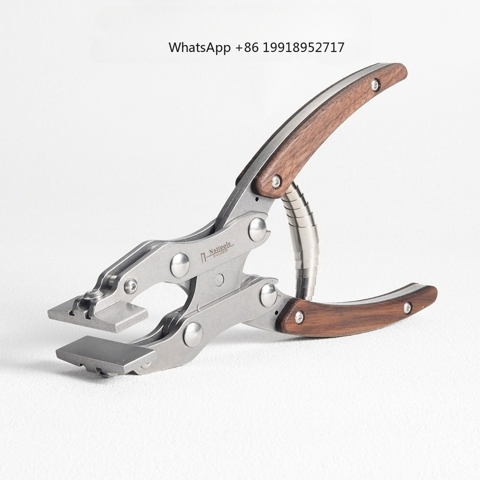 Leatherwork Hand Press - Tang Kulit Pipih Baja Tahan Karat