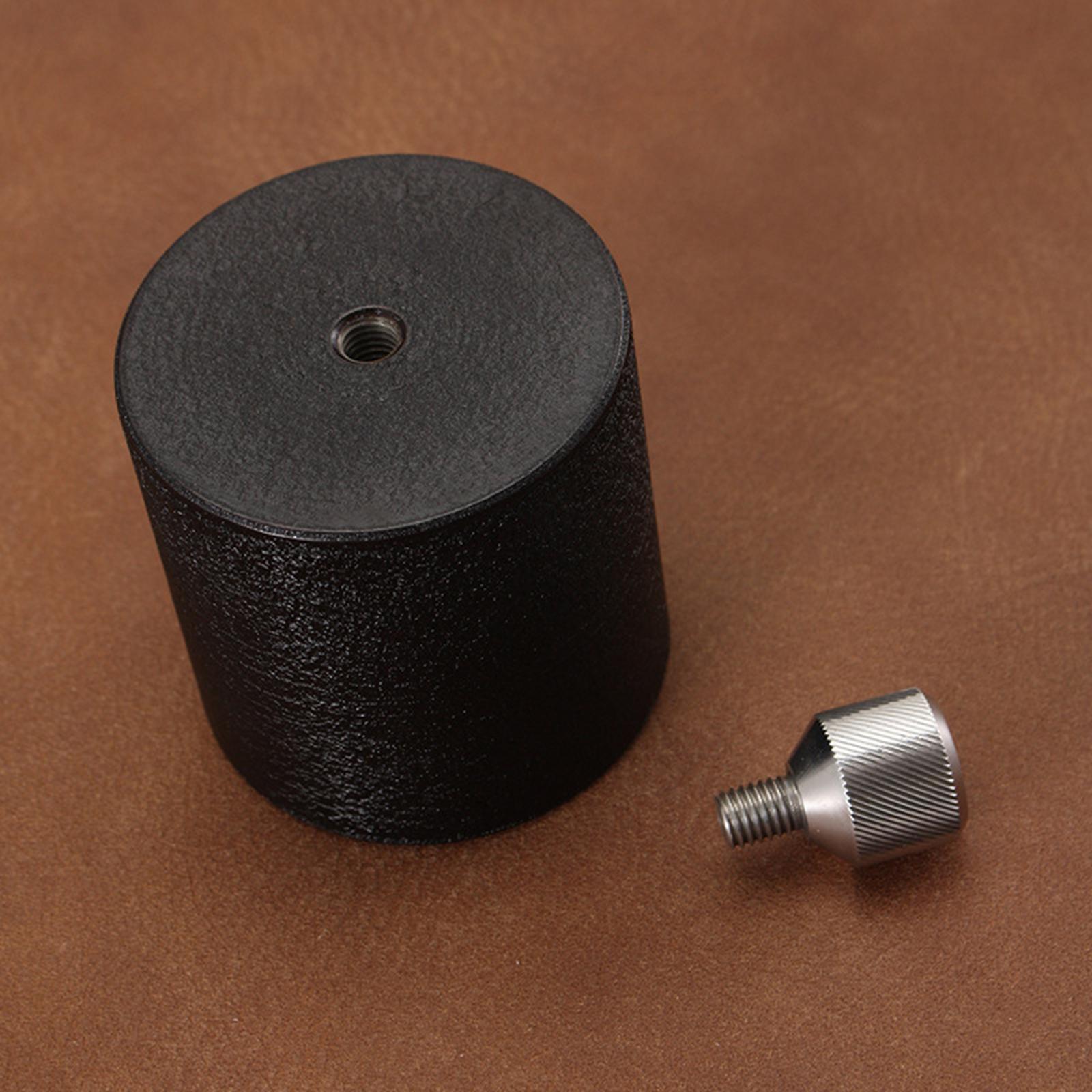 Leatherwork Hand Press - Alat Tekan Kulit Baja Hitam untuk