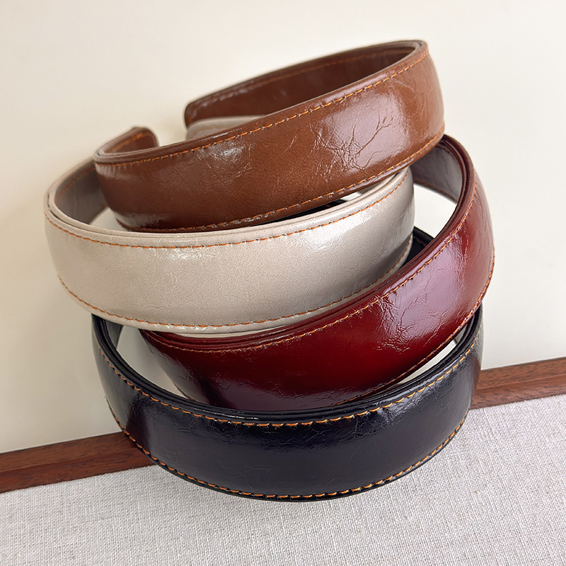 Ikat Kepala Kulit Sederhana Wa - Leatherwork Rings ulasan dan harga