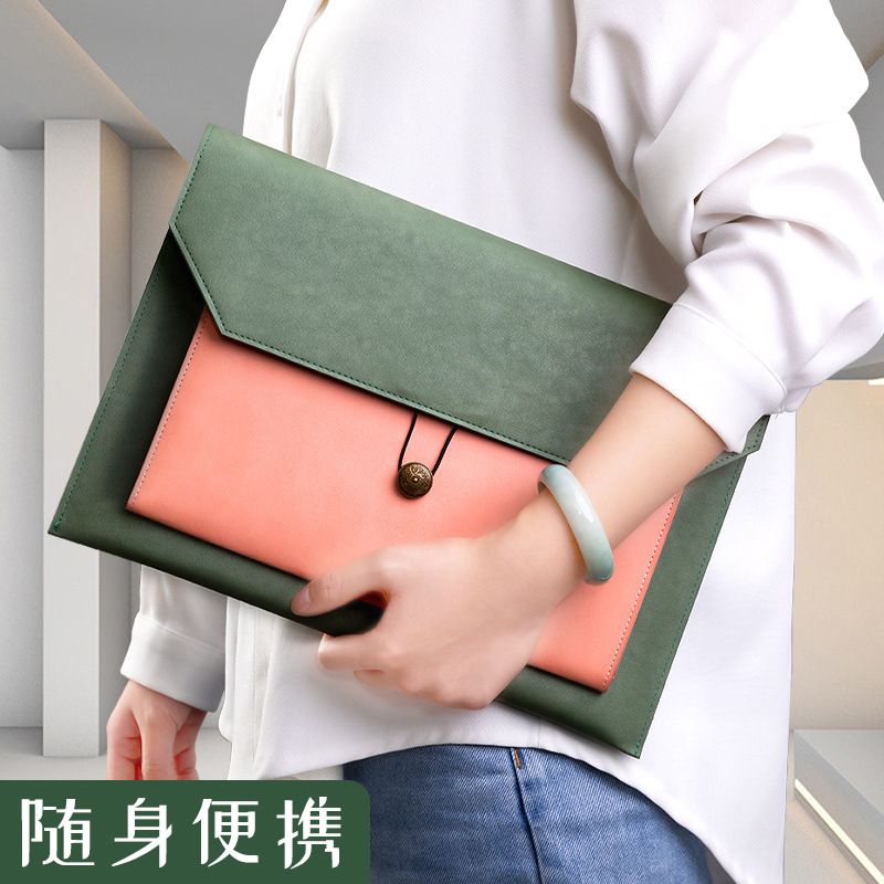 Tas File kulit, tas File kerta - Leather Work Folder ulasan dan harga
