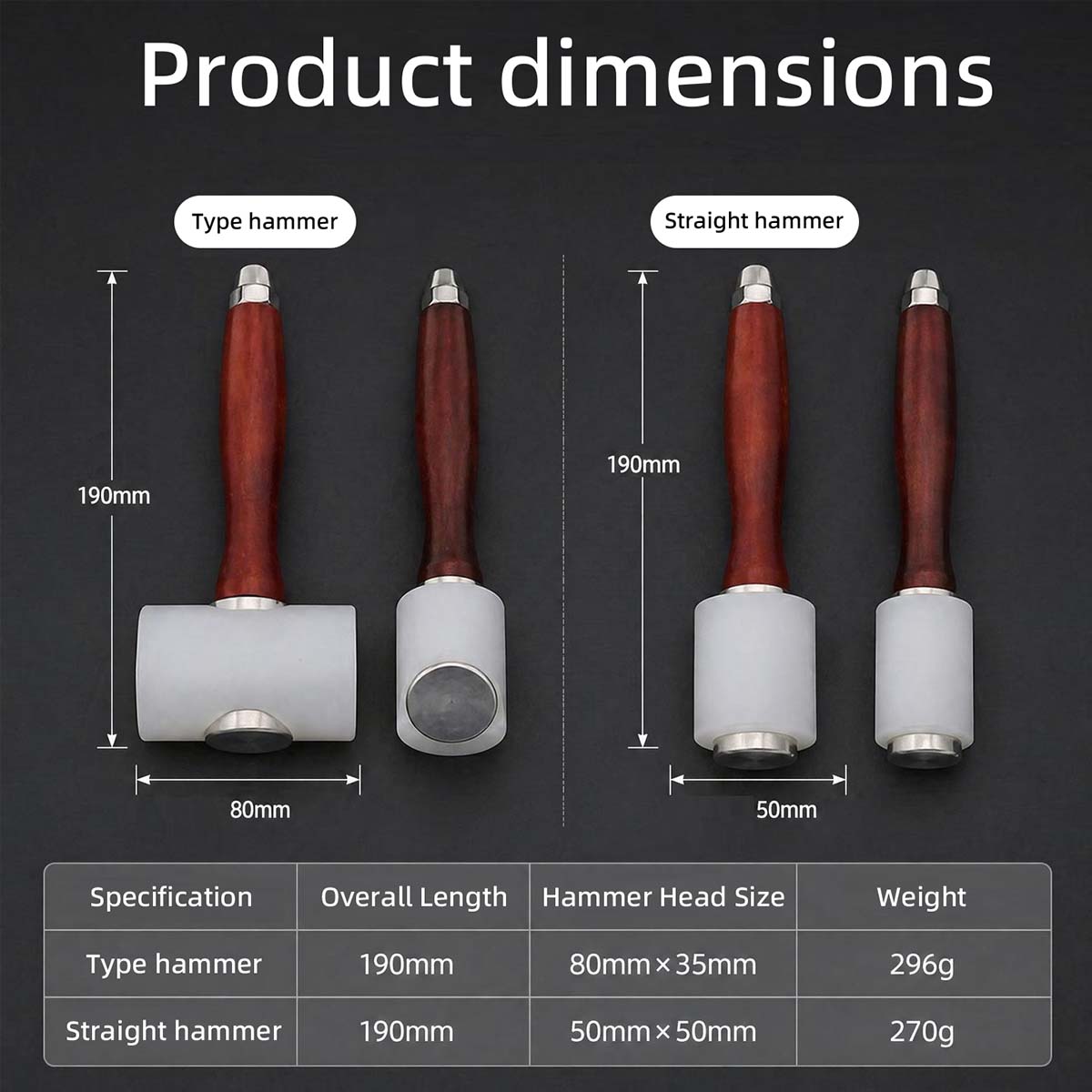 Palu Ukir Kulit Nilon Alat Ker - Leatherwork Hammer ulasan dan harga