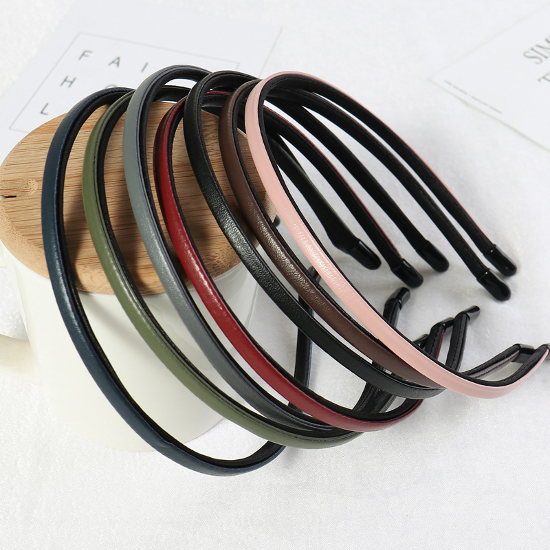 Ikat Rambut Tipis Polos Kulit  - Leatherwork Rings ulasan dan harga