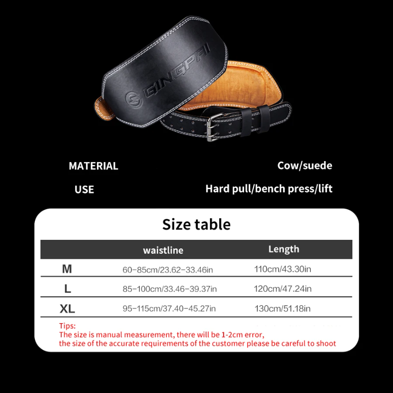 Sabuk Angkat Beban Lebar 15cm  - Leather Workout Belt ulasan dan harga