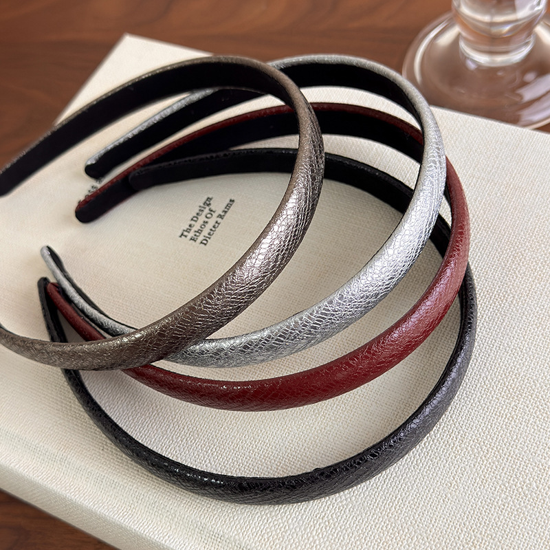 Headband Kulit Merah Vintage T - Leatherwork Rings ulasan dan harga