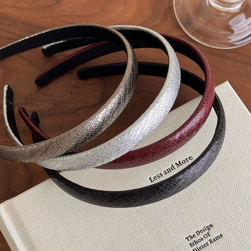 Headband Kulit Merah Vintage T - Leatherwork Rings ulasan dan harga