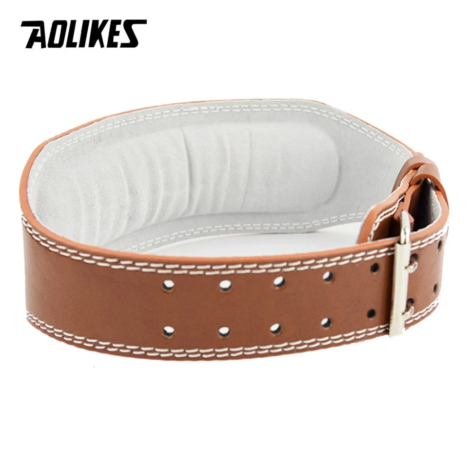 AOLIKES sabuk angkat beban leb - Leather Workout Belt ulasan dan harga