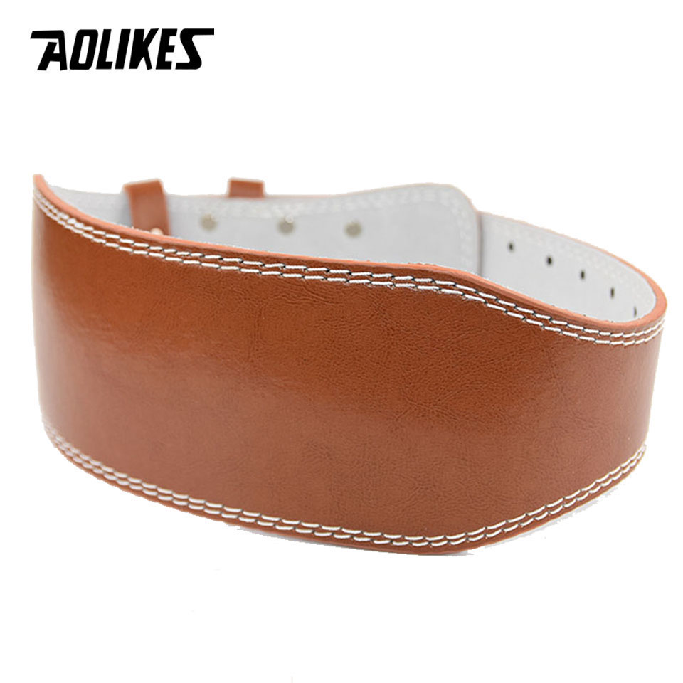 AOLIKES sabuk angkat beban leb - Leather Workout Belt ulasan dan harga