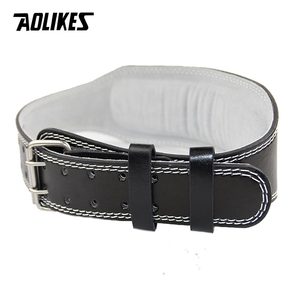 AOLIKES sabuk angkat beban leb - Leather Workout Belt ulasan dan harga