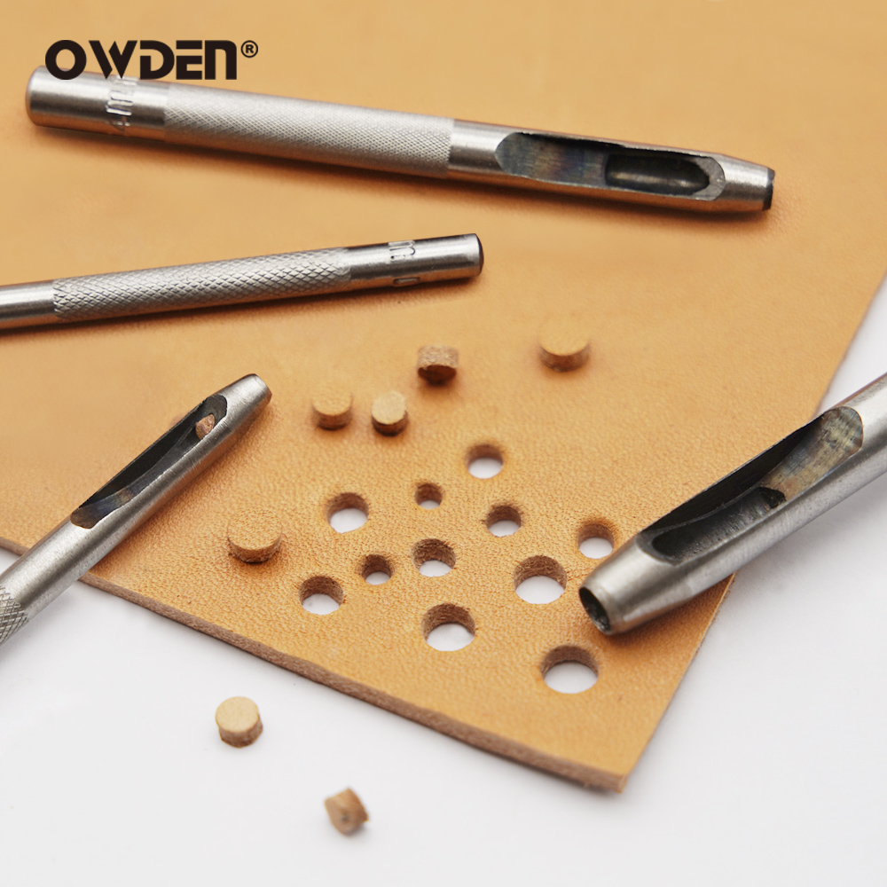 6 Buah Alat Pelubang Kulit Pel - Leatherwork Hammer ulasan dan harga