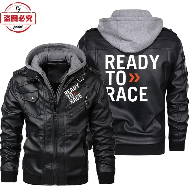Jaket Kulit Berkerudung dengan - Leather Work Jacket With Hood ulasan dan harga