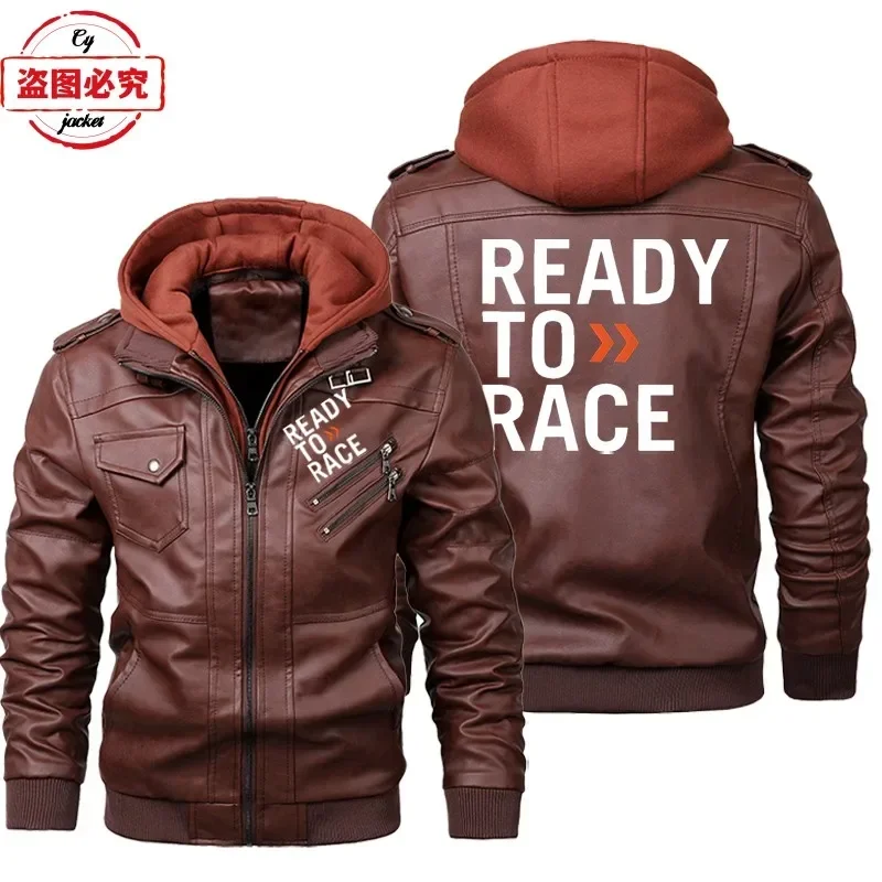 Jaket Kulit Berkerudung dengan - Leather Work Jacket With Hood ulasan dan harga