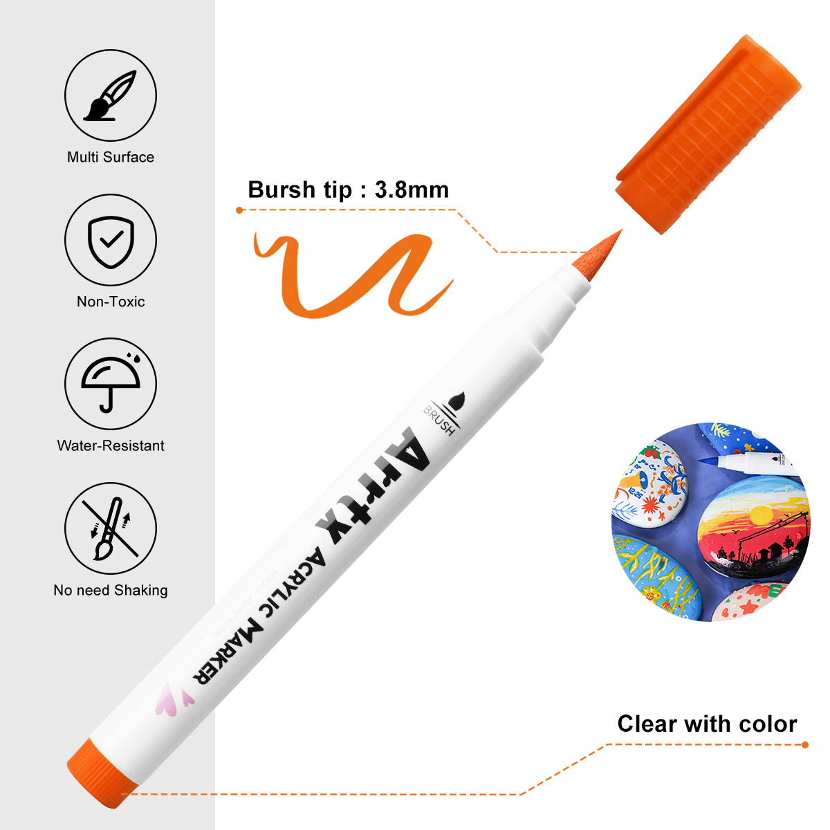 Arrtx Pembuat Akrilik 30 Warna - Copic Marker Classic ulasan dan harga