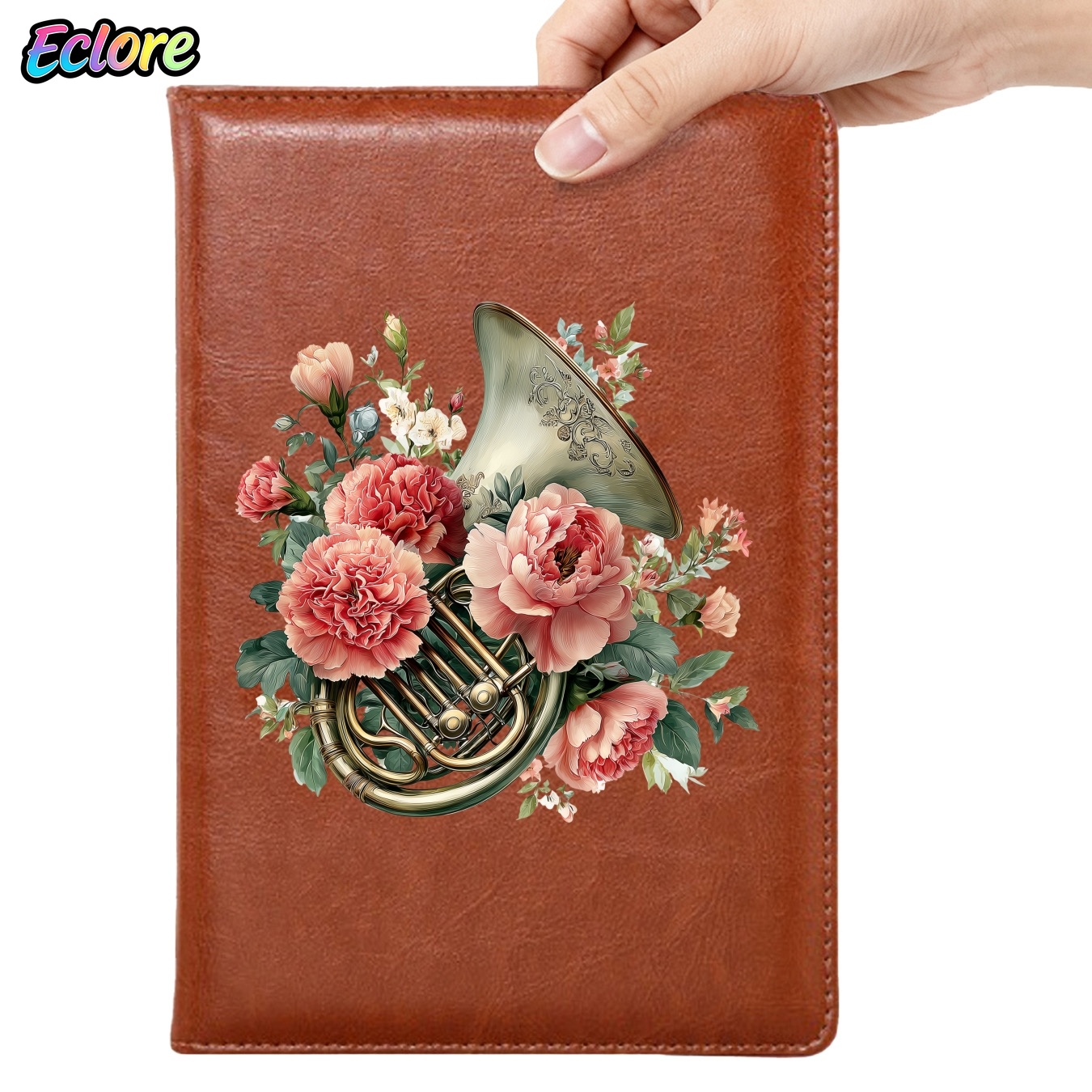 Jurnal Kulit PU Bermotif Bunga - Leather Work Diary Covers ulasan dan harga