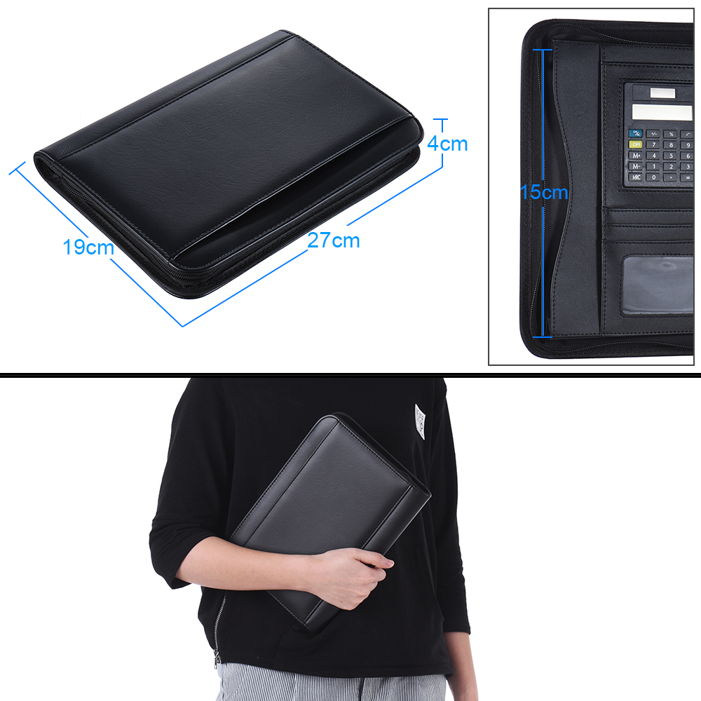 A5 portofolio bisnis Padfolio  - Leather Work Folder ulasan dan harga