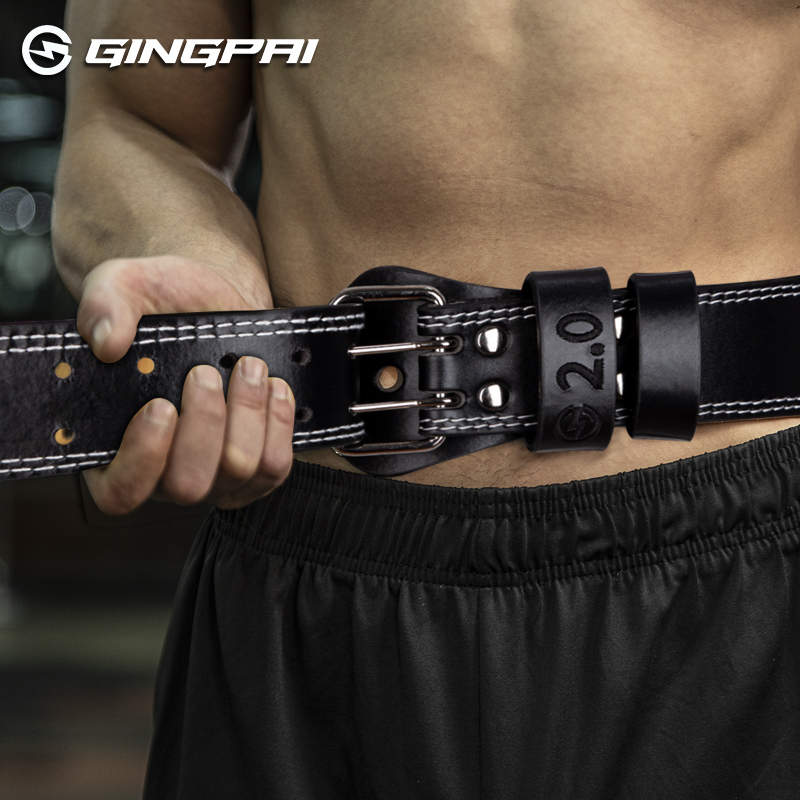Sabuk Angkat Berat kulit sapi, - Leather Workout Belt ulasan dan harga