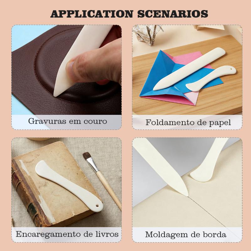 2Pcs Alat Lipat Kulit Tahan Au - Leather Work Folder ulasan dan harga