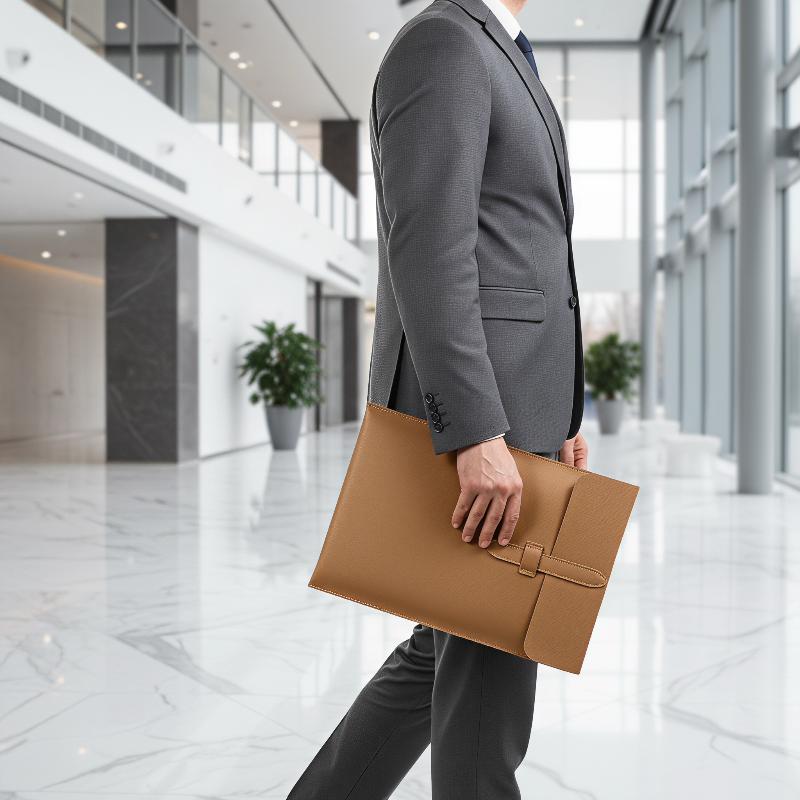 Tas Dokumen Kulit Vertikal Pre - Leather Work Folder ulasan dan harga