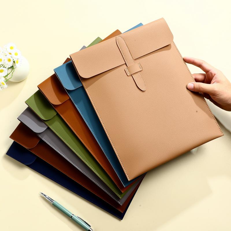Tas Dokumen Kulit Vertikal Pre - Leather Work Folder ulasan dan harga