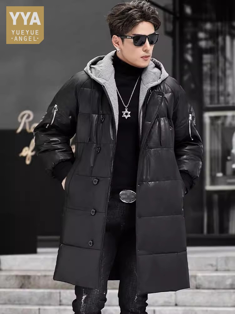 Jaket Kulit Asli Panjang Berke - Leather Work Jacket With Hood ulasan dan harga