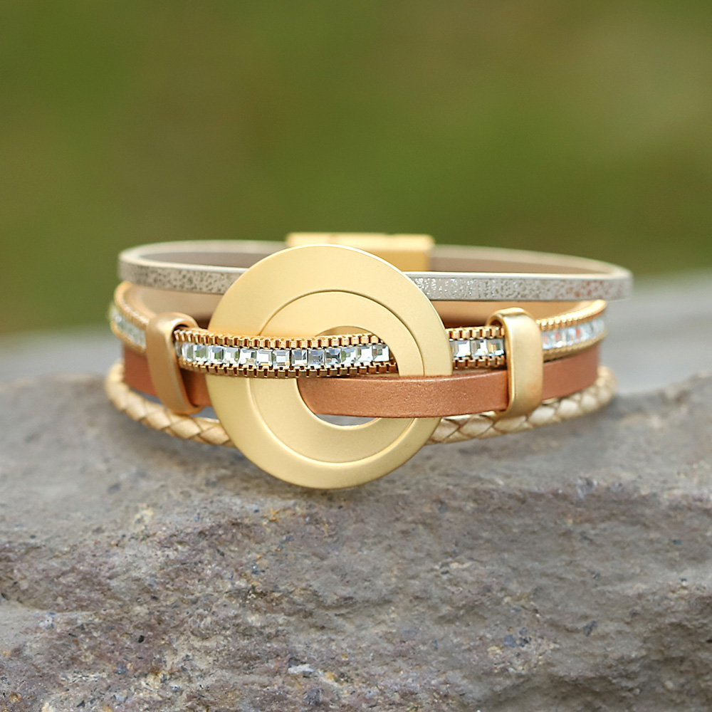 ALLYES gelang kulit wanita, pe - Leatherwork Rings ulasan dan harga
