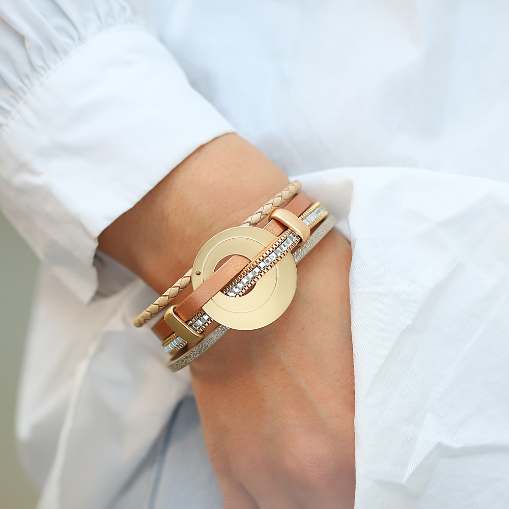 ALLYES gelang kulit wanita, pe - Leatherwork Rings ulasan dan harga