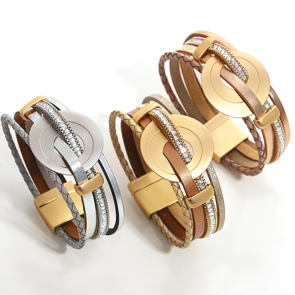 ALLYES gelang kulit wanita, pe - Leatherwork Rings ulasan dan harga