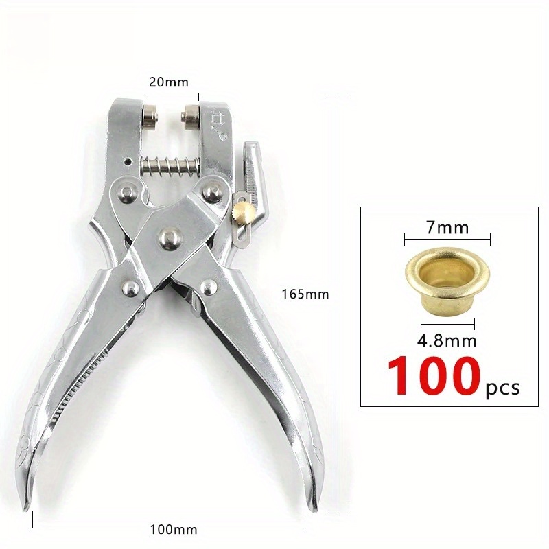 101 Buah Kit Tang Lubang Gromm - Leatherwork Hand Press ulasan dan harga