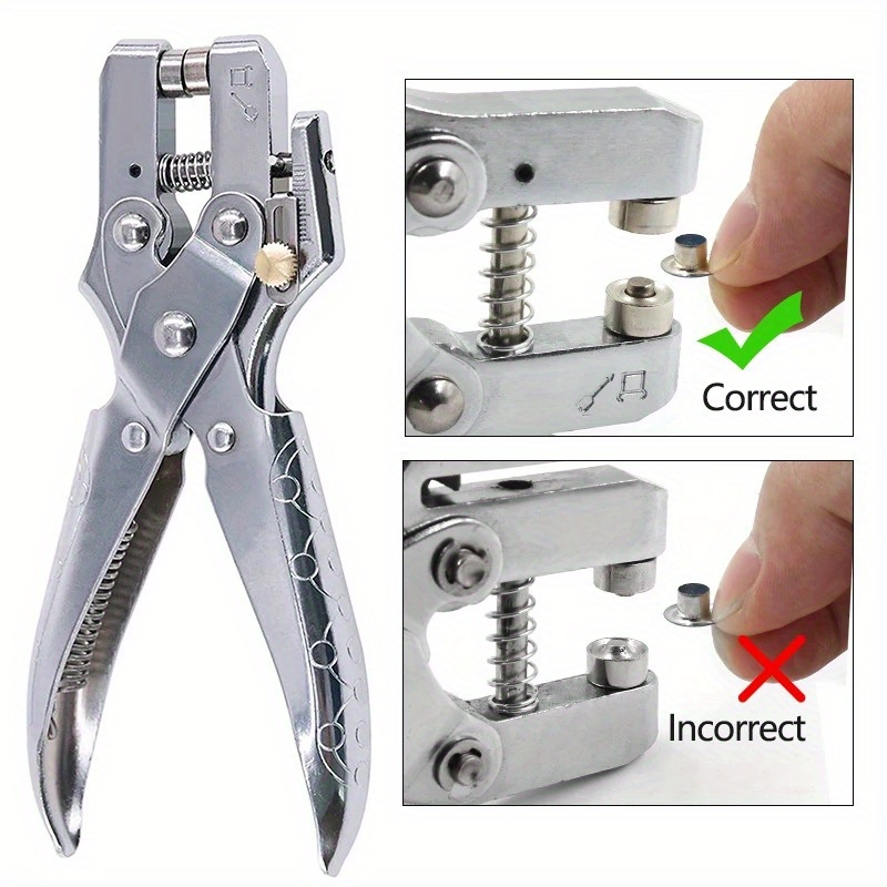 101 Buah Kit Tang Lubang Gromm - Leatherwork Hand Press ulasan dan harga
