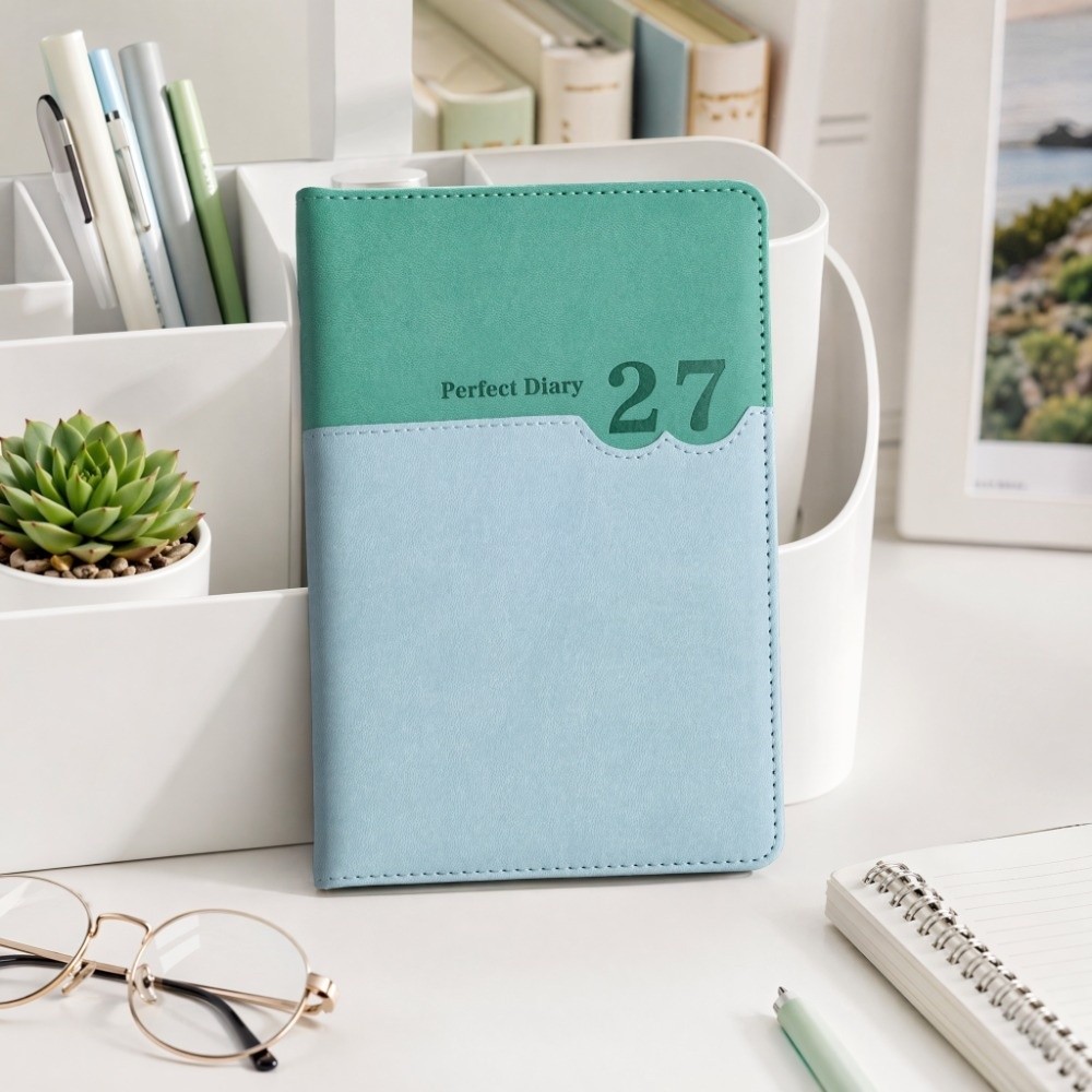 Perencana Kerja Kantor 2027 Bu - Leather Work Diary Covers ulasan dan harga