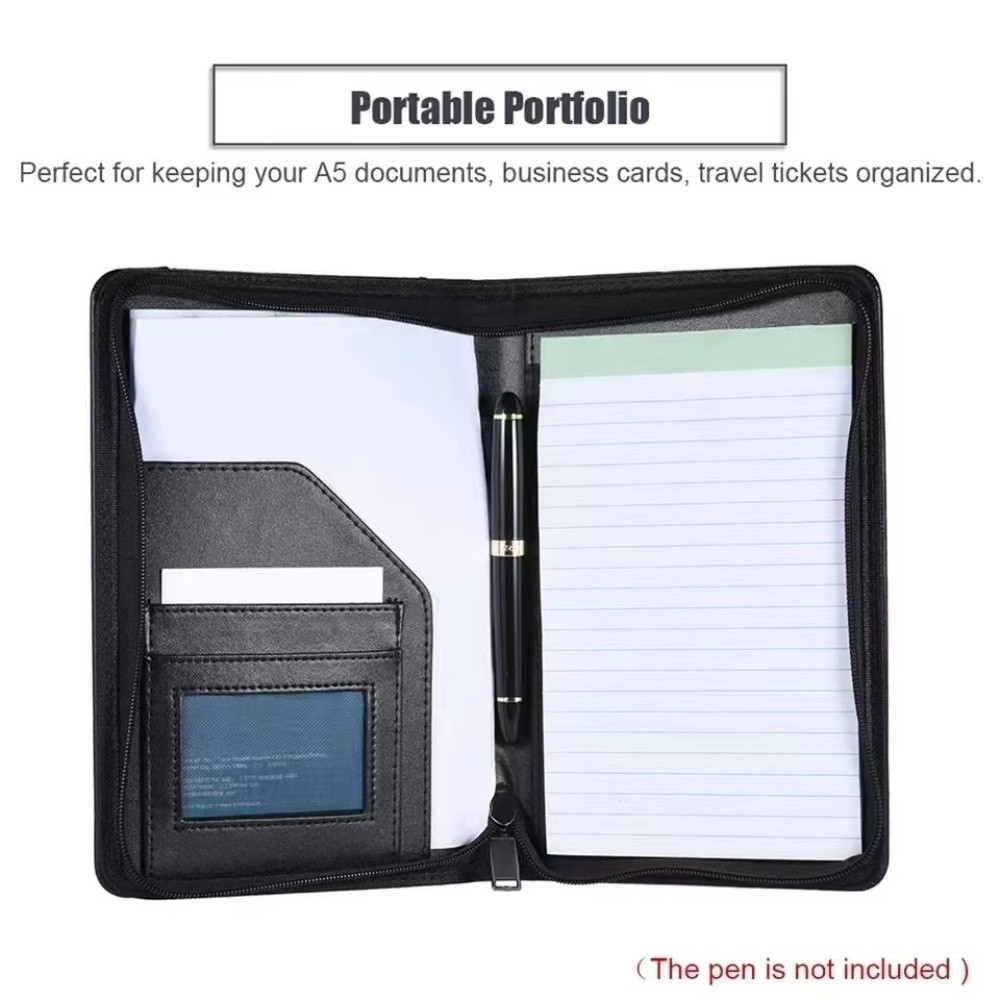 Portofolio Bisnis A5 Portabel  - Leather Work Folder ulasan dan harga