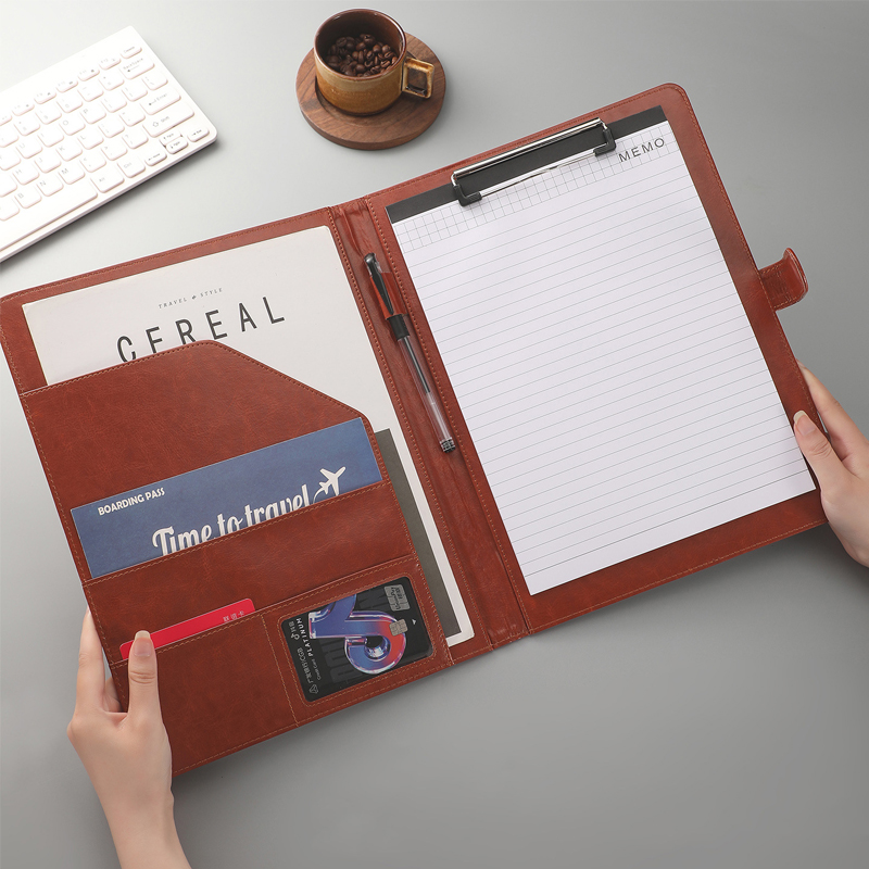 Folder Konferensi Kulit A4 Mul - Leather Work Folder ulasan dan harga
