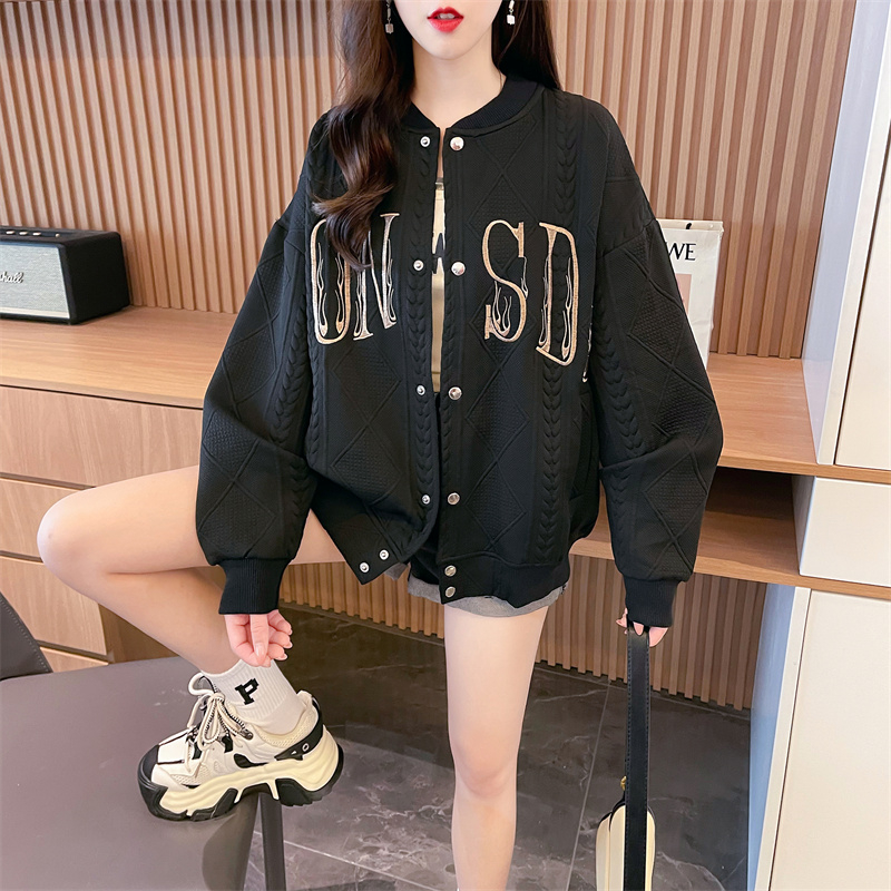 Jaket Baseball Kulit Wanita Ga - Leather Work Jacket With Hood ulasan dan harga