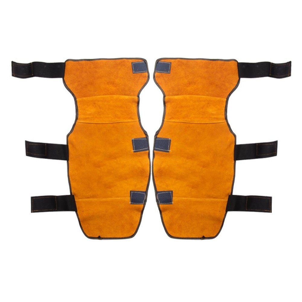2 Buah Bantalan Pelindung Lutu - Leather Work Knee Pads ulasan dan harga