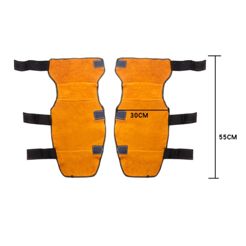 2 Buah Bantalan Pelindung Lutu - Leather Work Knee Pads ulasan dan harga