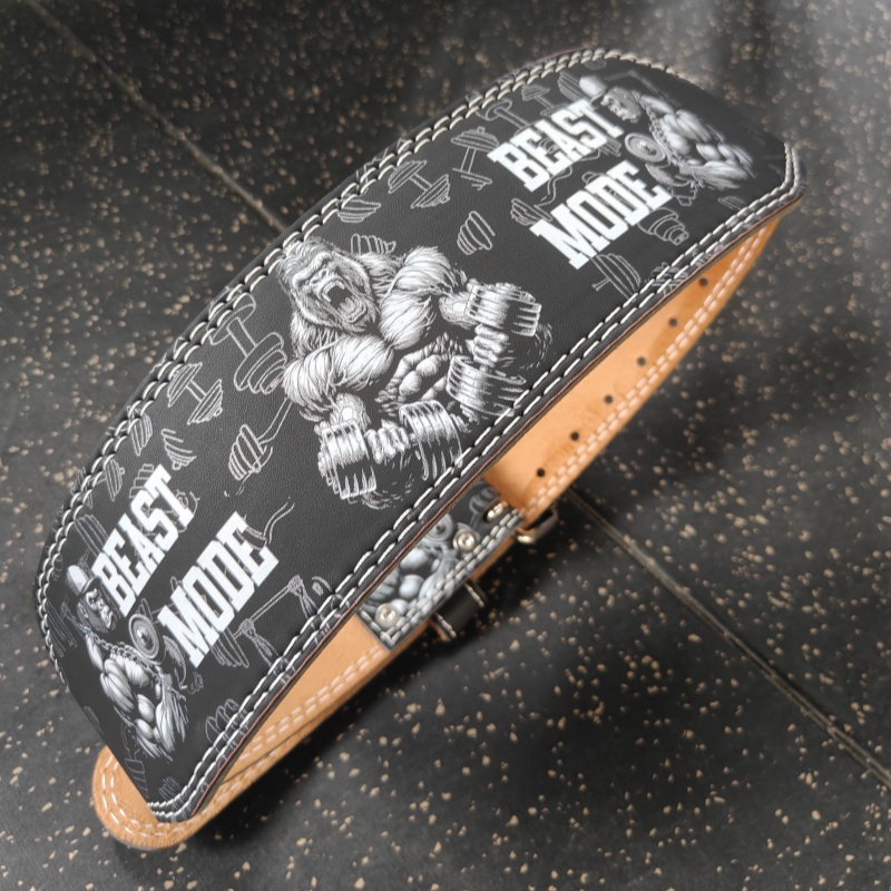 Sabuk angkat berat badan pria  - Leather Workout Belt ulasan dan harga