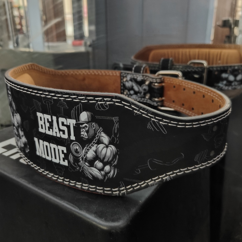 Sabuk angkat berat badan pria  - Leather Workout Belt ulasan dan harga