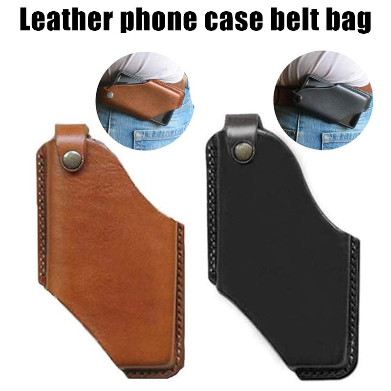 Tas Ponsel Antik Pu Sarung Kul - Leather Workout Belt ulasan dan harga