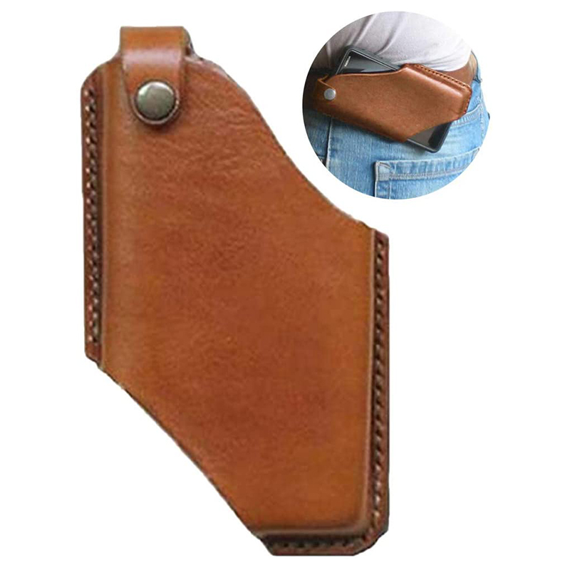 Tas Ponsel Antik Pu Sarung Kul - Leather Workout Belt ulasan dan harga